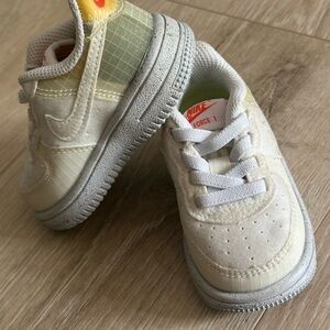 Nike White and Gray Sneakers Classic Design